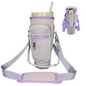 Stanley Cup Holder for Stroller- w/ Large Phone Pocket, Crossbody Strap & Wallet, Fits Most 30/40 Ounce Styles , Water Bottle Holder for Moms, Travelers & Active Lifestyles