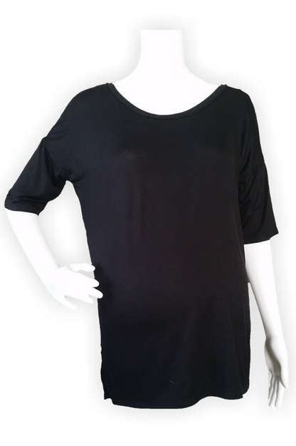 Dolman Sleeve Boat-neck Tee