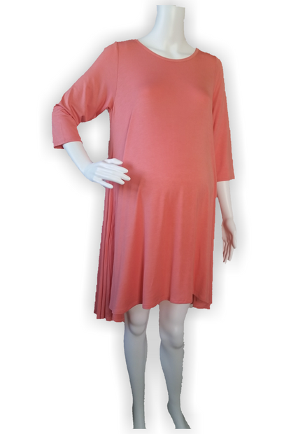 Coral Hi-low Hem Dress