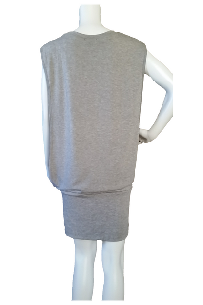 Sleevless Banded Hem T-shirt Dress