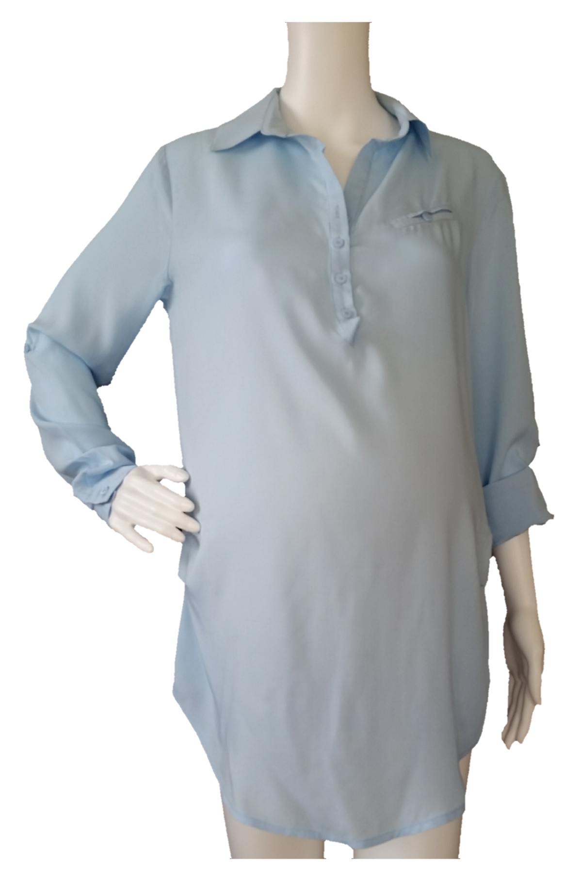 Convertible Sleeve Tunic Top