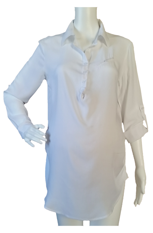 Convertible Sleeve Tunic Top