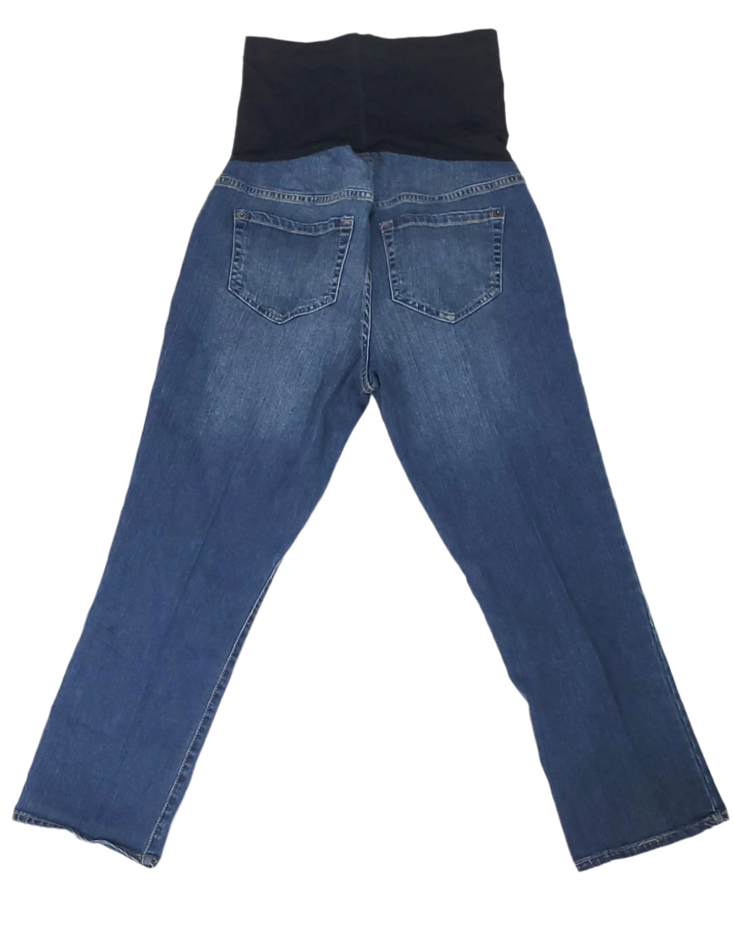 Liz Lange Full Panel Medium Wash Cropped Jean