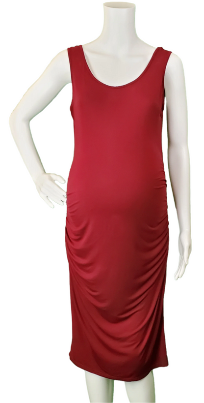 Cranberry Jersey Tank Dress