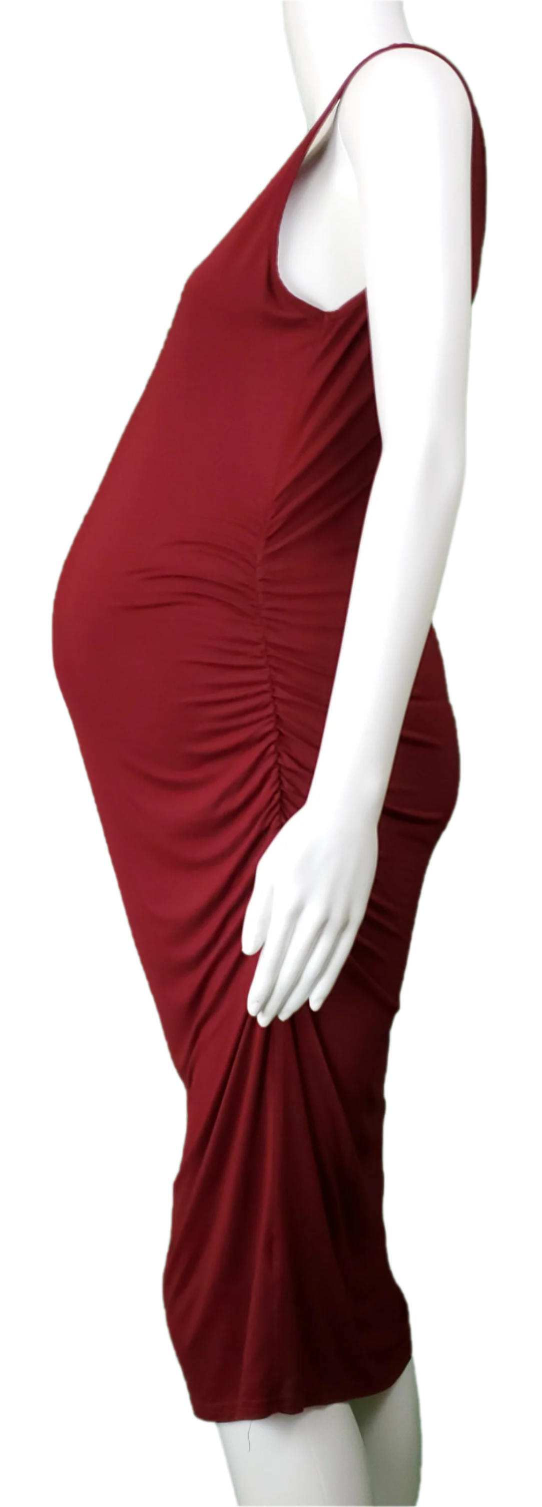 Cranberry Jersey Tank Dress