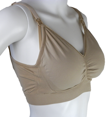 Nude Maternity Seamless Nursing Bra - Isabel Maternity by Ingrid & Isabel